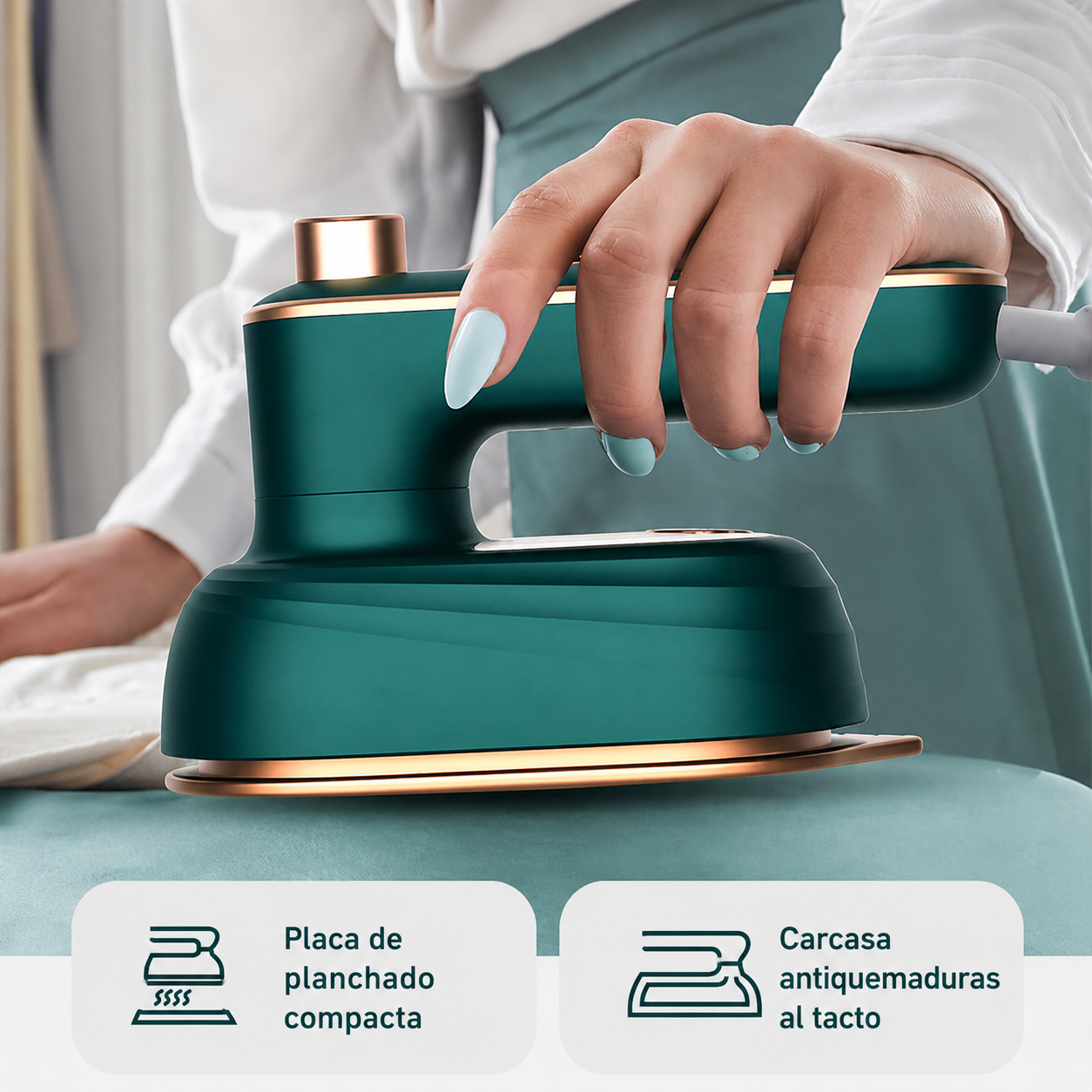 Mini plancha de vapor