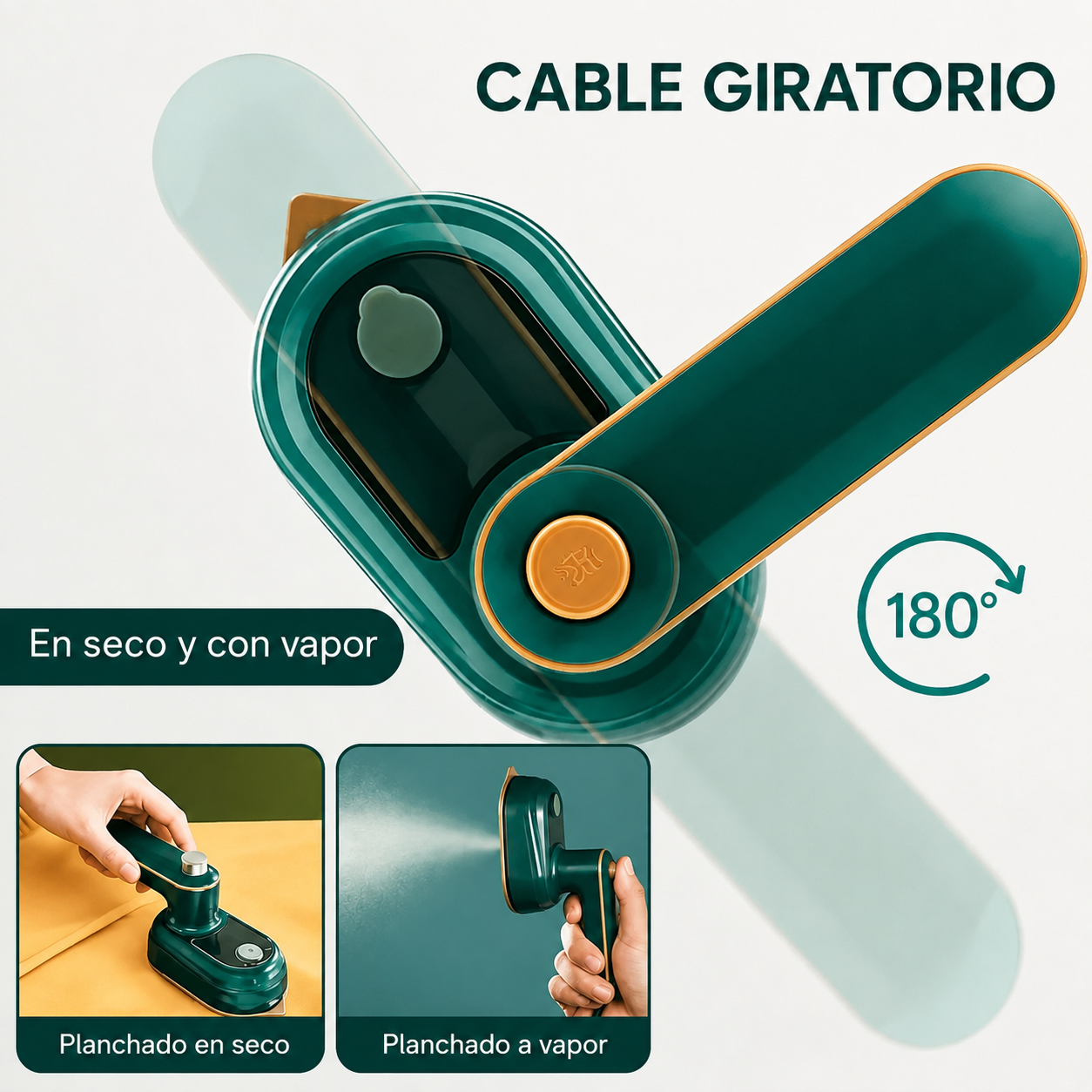 Mini plancha de vapor